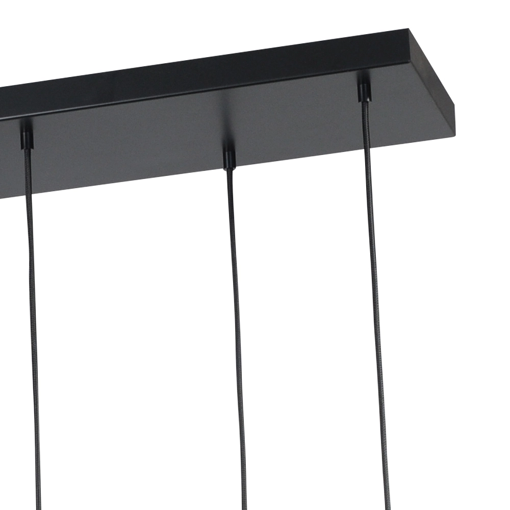 Dining table hanging lamp Run 8-light stainless steel cylinders Masterlight 8718121215808
