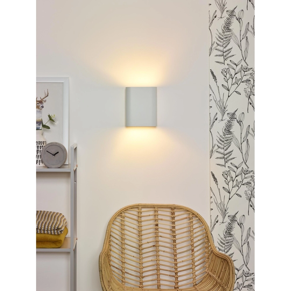 Design wall spot Ovalis white Lucide 5411212126795