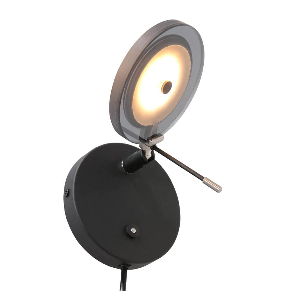 Wall reading lamp Turound black Steinhauer 8712746145458