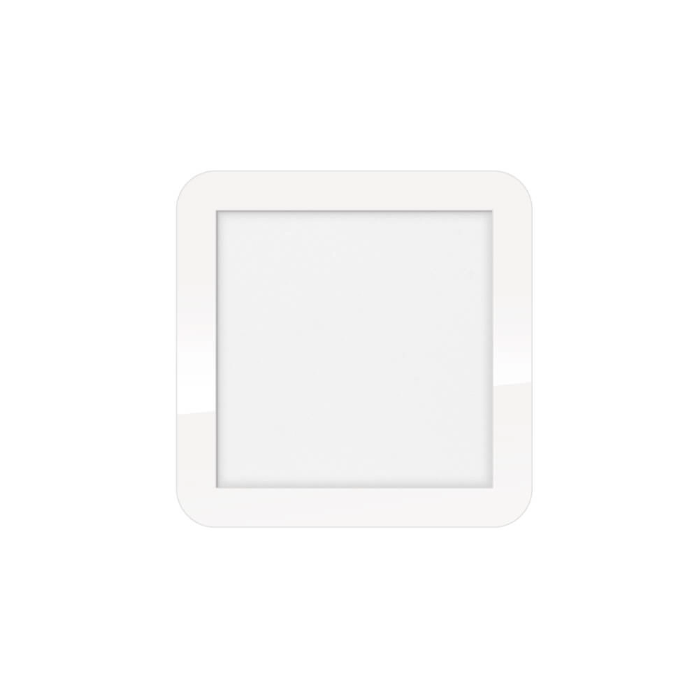 Led ceiling light Anne Square 12w - 2700K - 22.5cm white