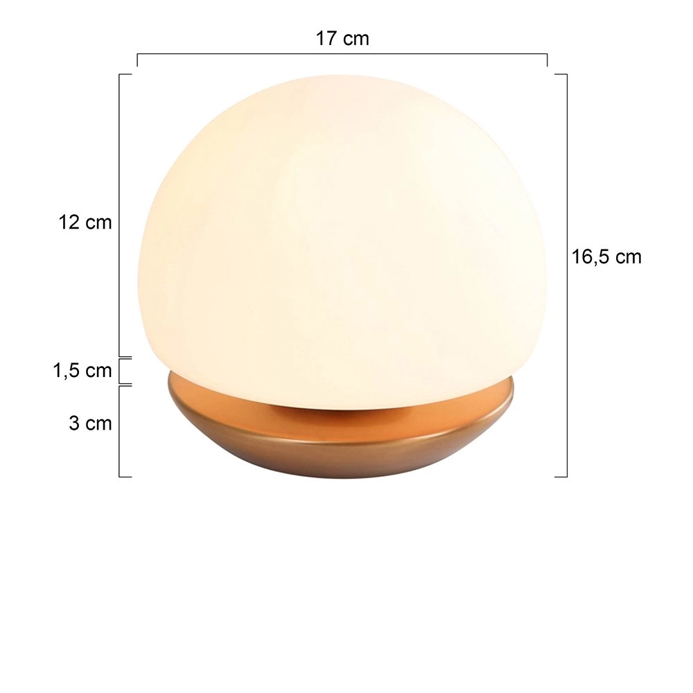 LED table lamp Ancilla 21cm bronze brown Steinhauer 8712746114324