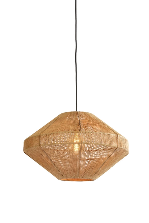 Rattan pendant lamp Mallow Ø 50cm
