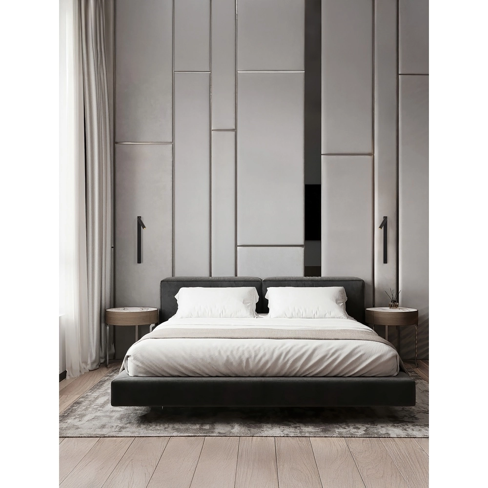 Bedside lamp Tondo black Lyora 5212017478085