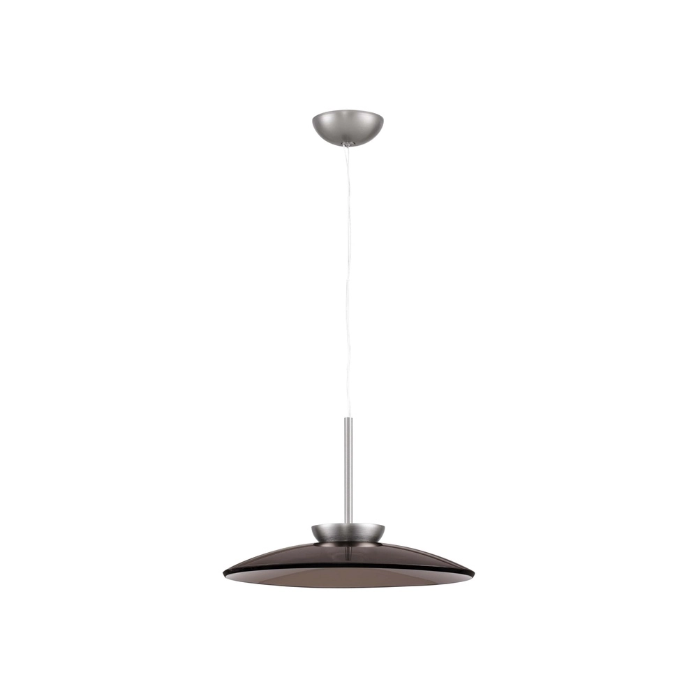 Pendant lamp Esti smoke glass Ø 50cm Lyora 5212017461858