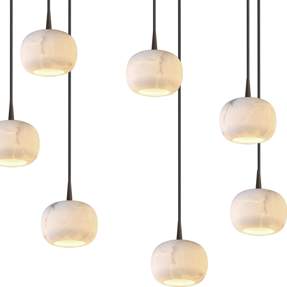 Design pendant lamp Alta 7-light cocoa Masterlight 8718121438290