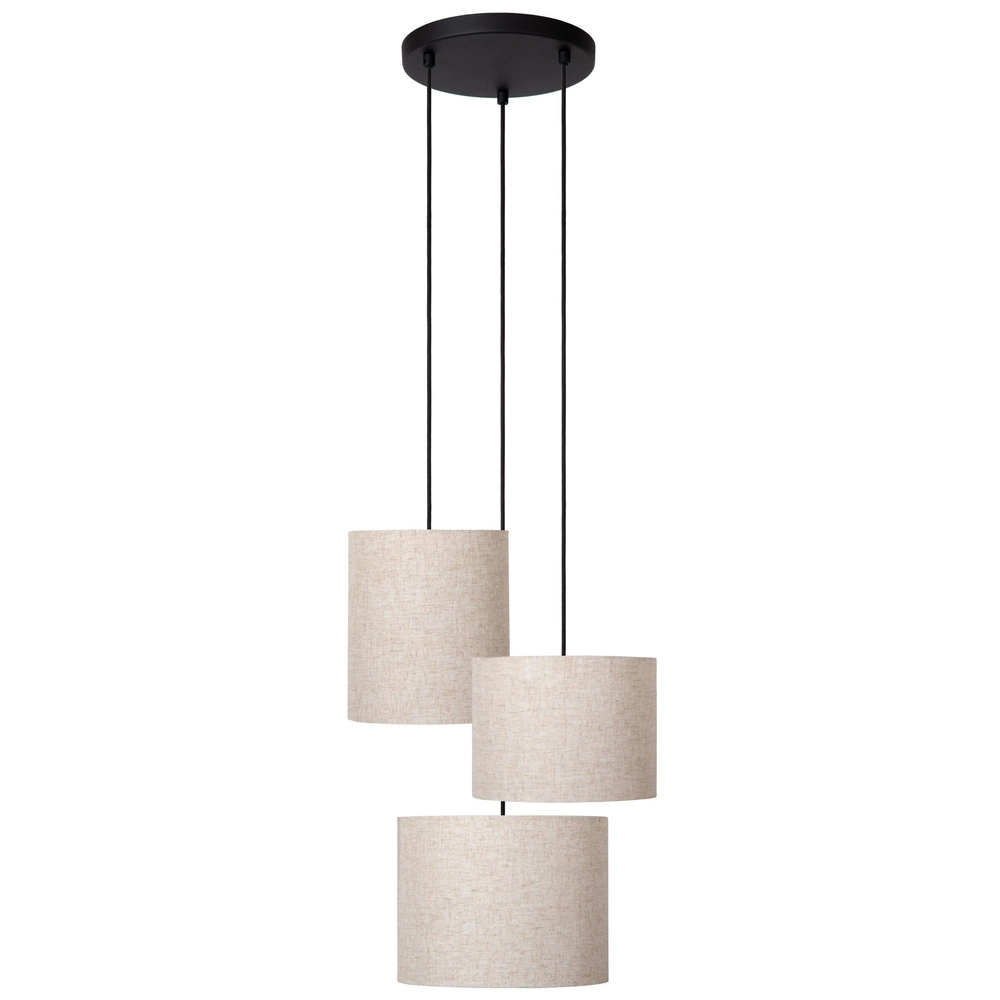 3-light pendant lamp Maya cream
