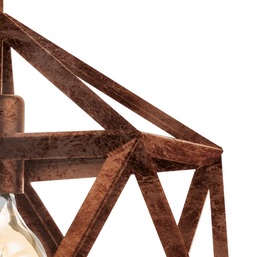 Pendant lamp Embleton 30,5cm antique copper Eglo 9002759497972