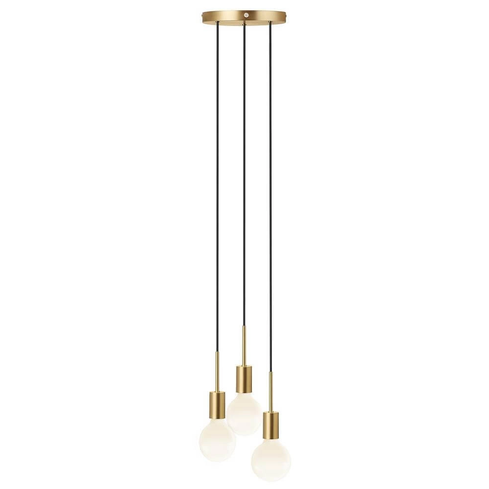 3-light pendant lamp Paco brass Nordlux 5704924005244