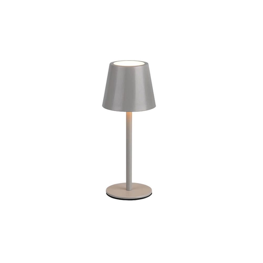 Rechargeable table lamp Diaz grey
