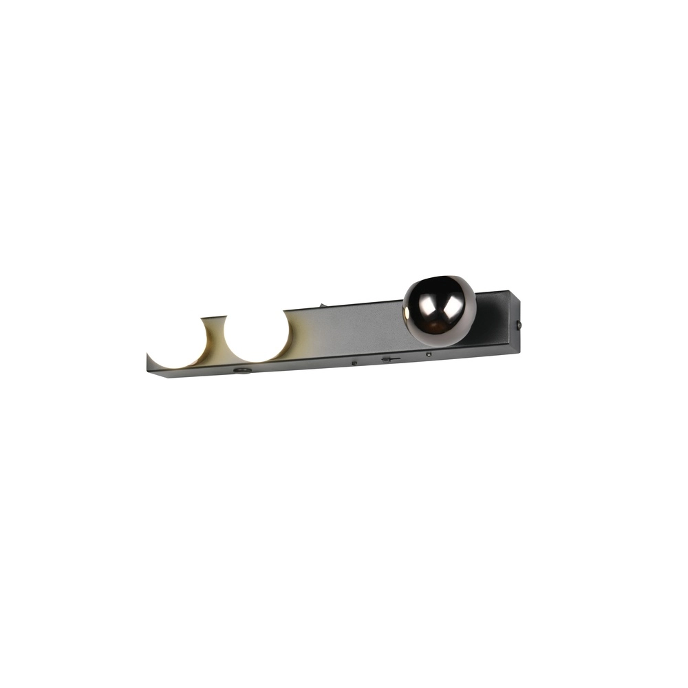 Wall lamp Arpino black 30cm Trio 4017807683622