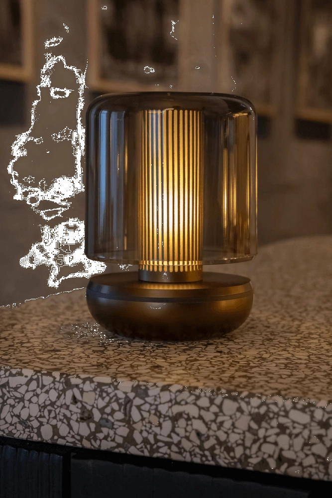 Rechargeable table lamp Firefly bronze smoked Humble 6097522865846