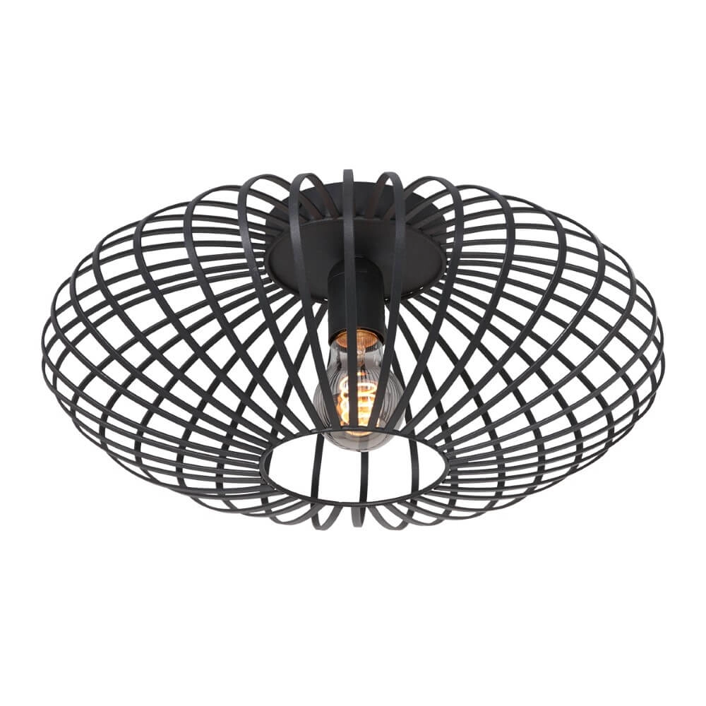 Wire ceiling lamp Dunbar Ø 40cm Steinhauer 8712746146721