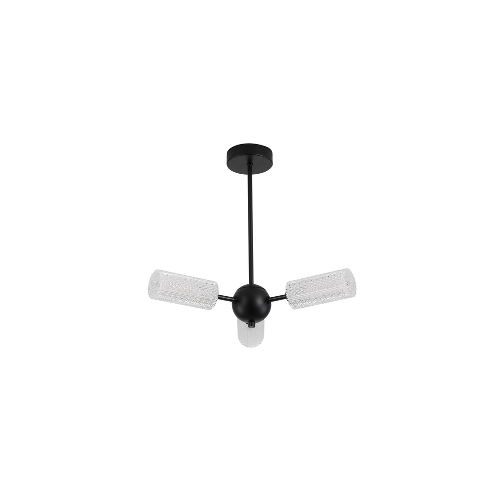 Ceiling lamp Cosmic black 3-lights