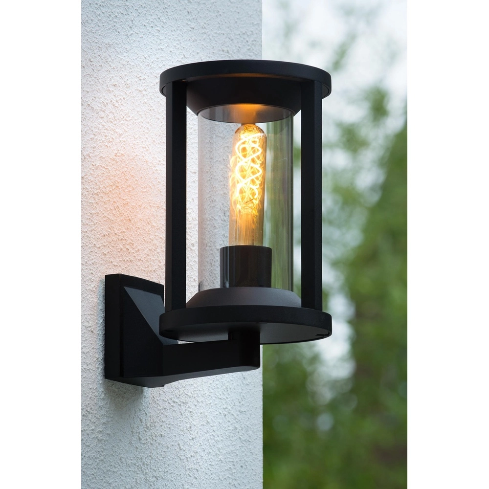 Front door lamp Cadix black IP65 Lucide 5411212151896