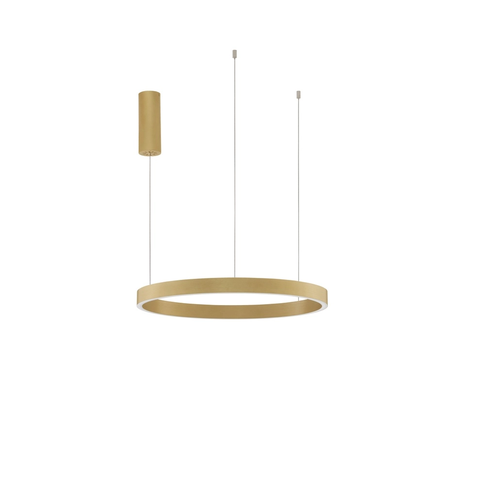 Golden pendant lamp Elowen design Ø 60cm Lyora 5212017439062