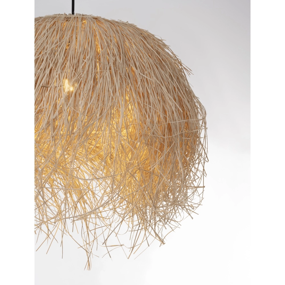 Rattan pendant lamp Jaunet Ø 65cm Lyora 5212017465597