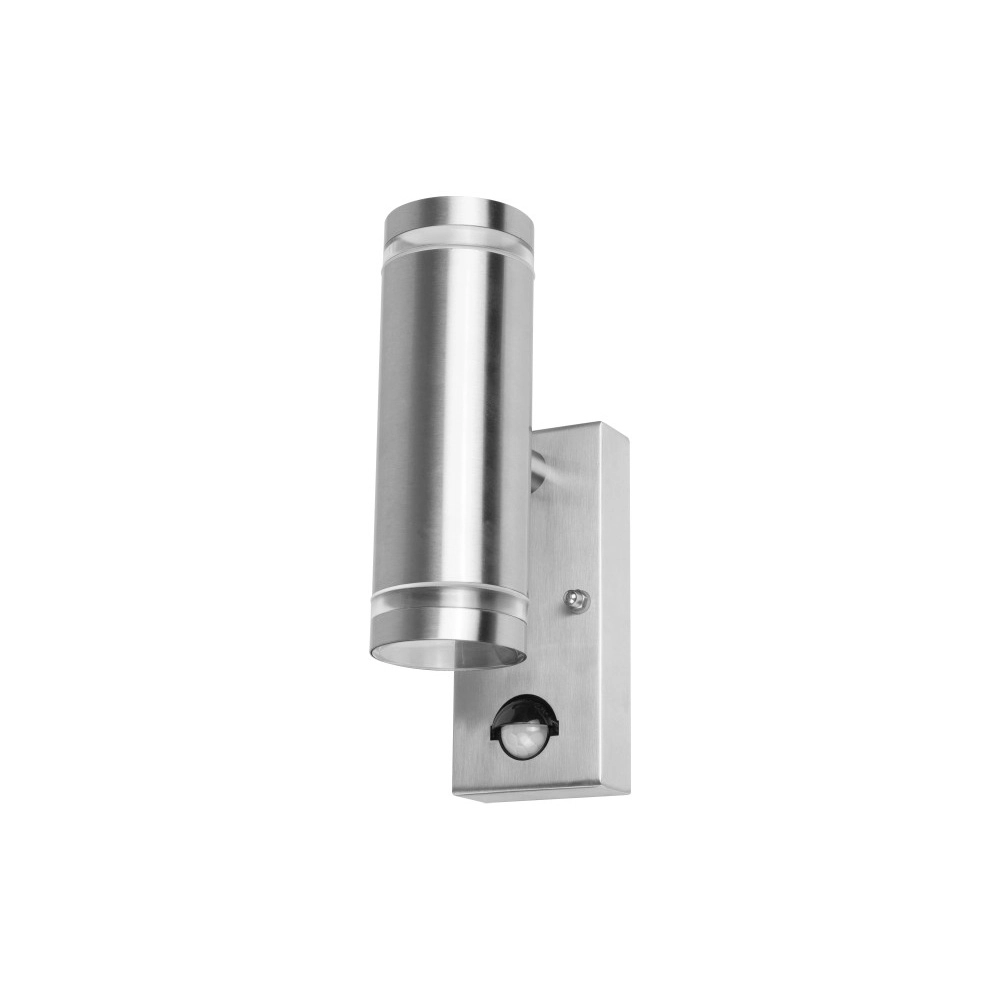 Double wall spotlight with sensor Opden Stainless steel - 2x GU10