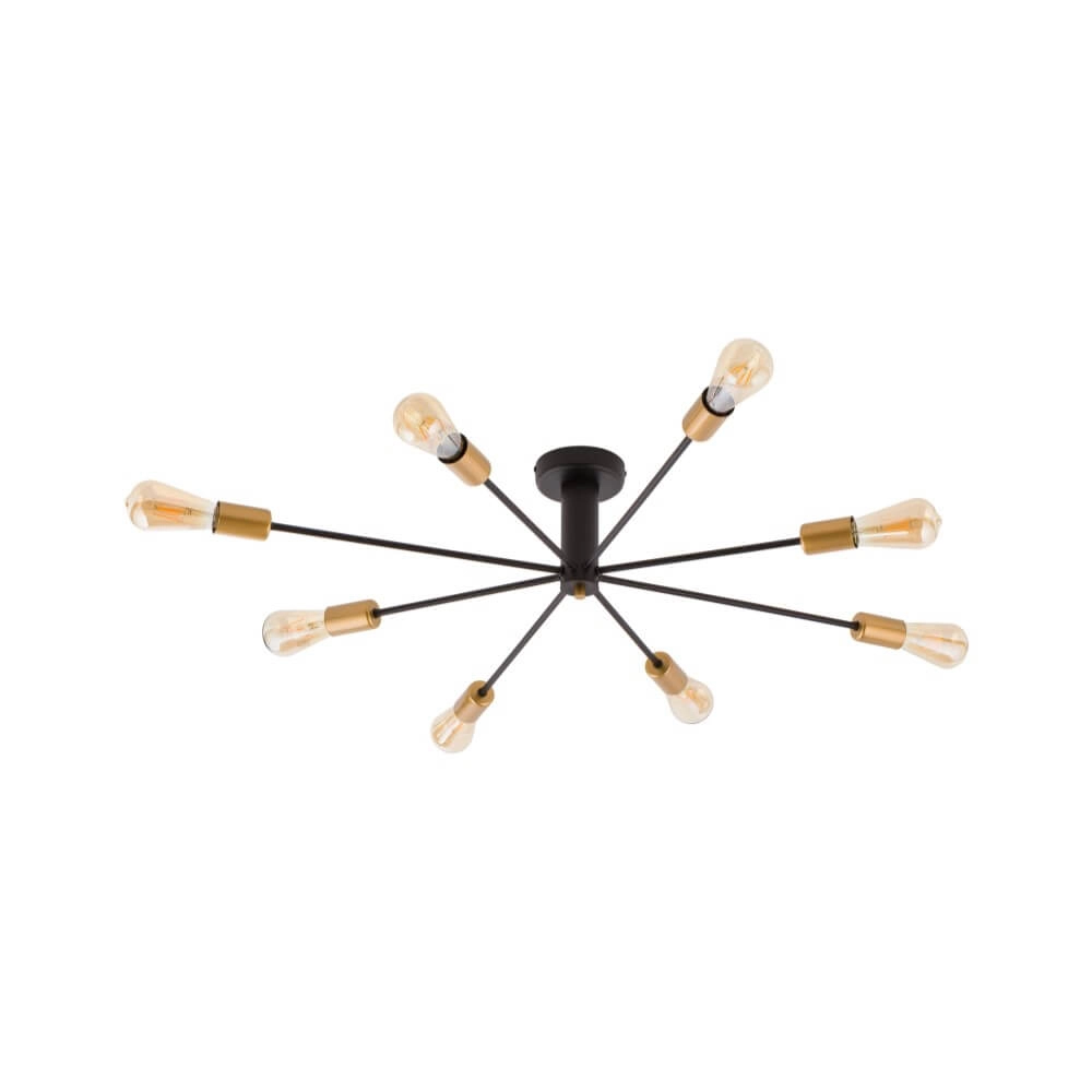 Black gold ceiling lamp Mill