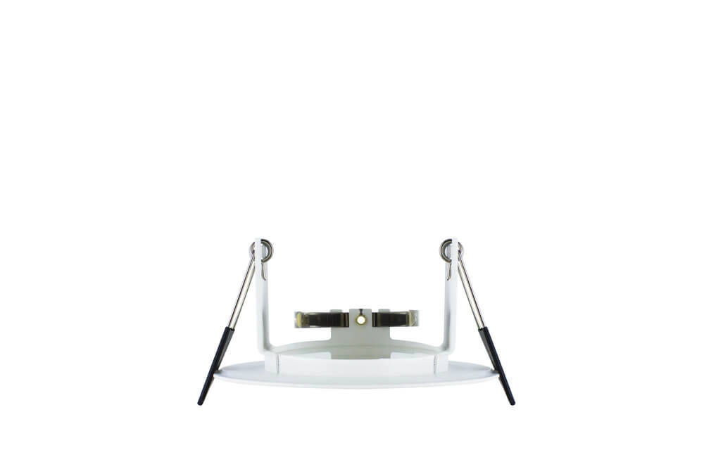 White recessed spotlight EvoFire GU10 - round Lyora 5055788228325