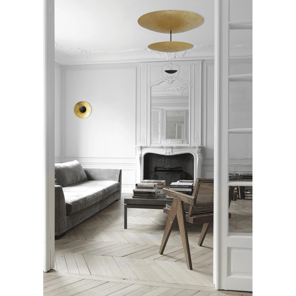 Ceiling lamp Zyan black with gold 2-lights Masterlight 8718121219141