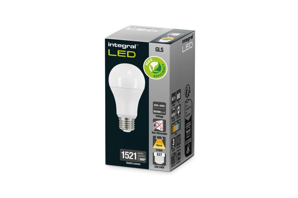 LED lamp 8,2W - E27 - 1521lm - 2700K white Lyora 5055788276999
