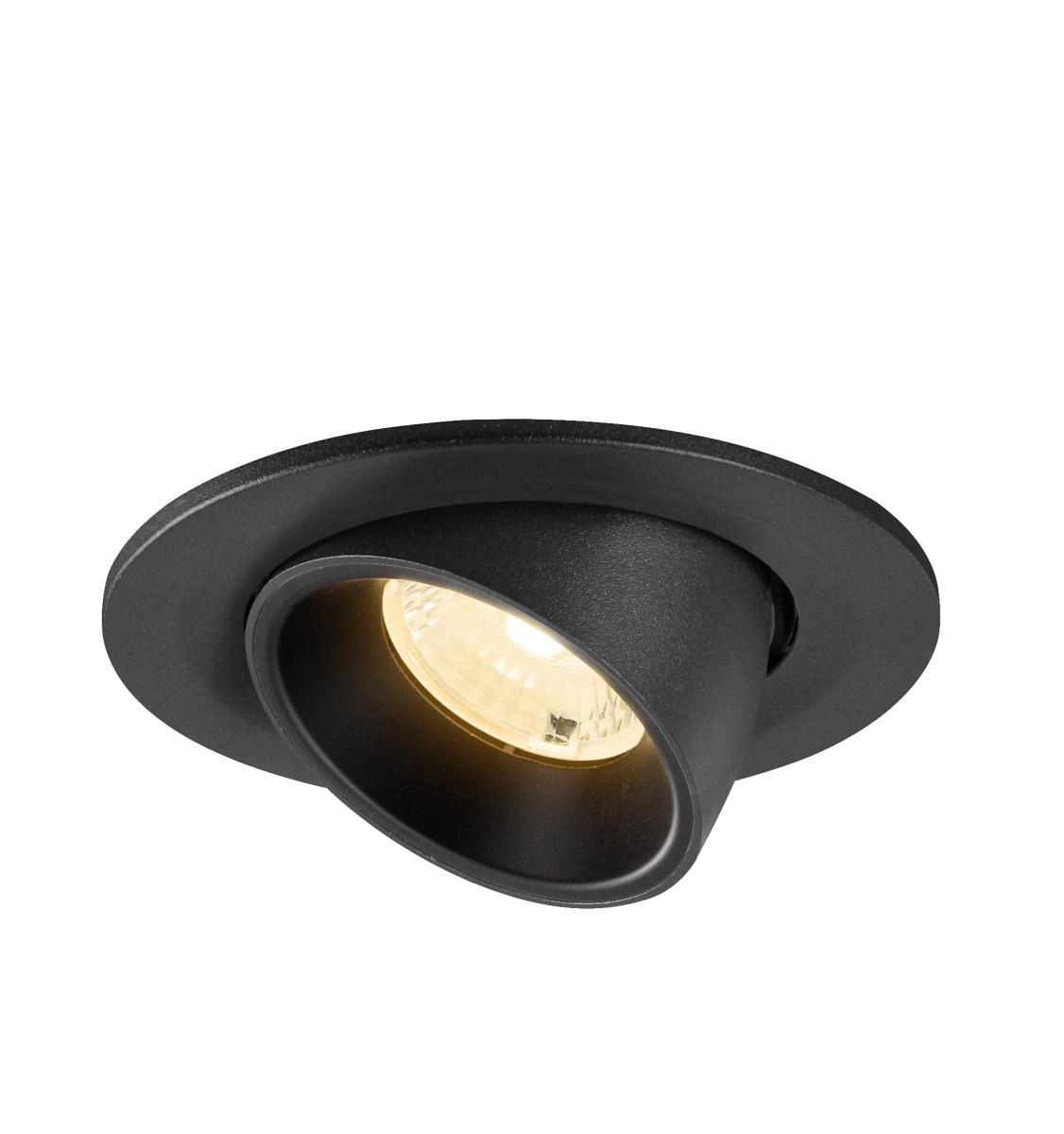 Recessed spotlight Numinos Gimble S black 3000K - 40deg SLV 4024163313544