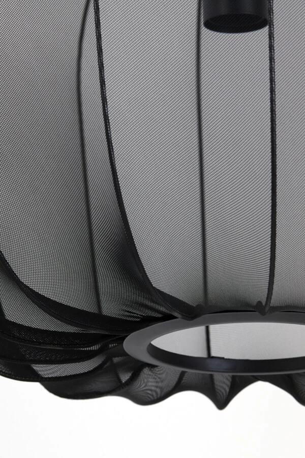 Bohemian pendant lamp Plumeria black Ø 50cm Light & Living 8717807651404
