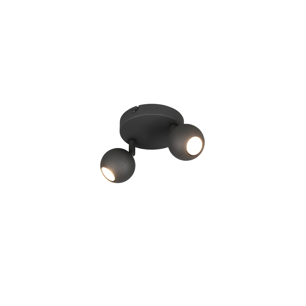 Surface-mounted spot Enaro 2-light anthracite