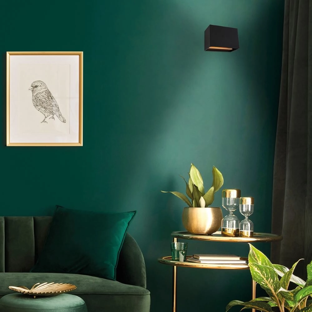 Black wall spotlight Muro up and down Steinhauer 8712746152630