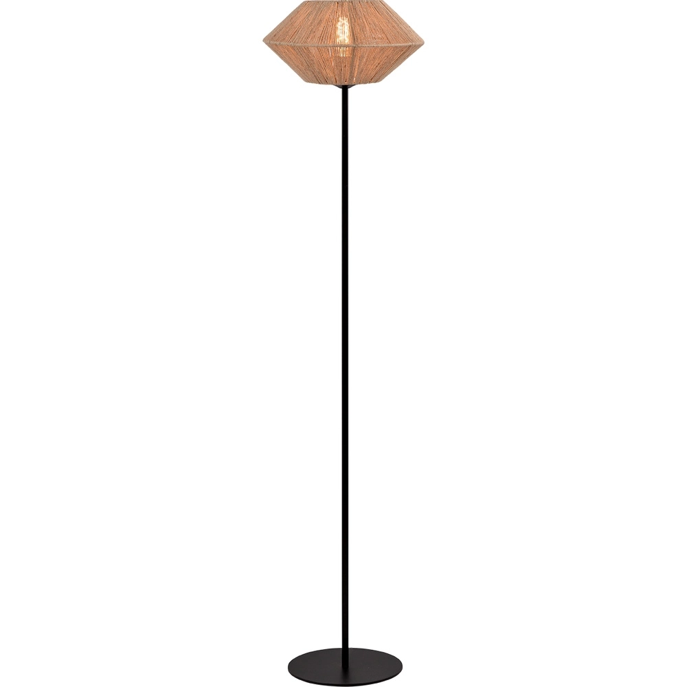 Table lamp Bicono with rope cap Ø35cm