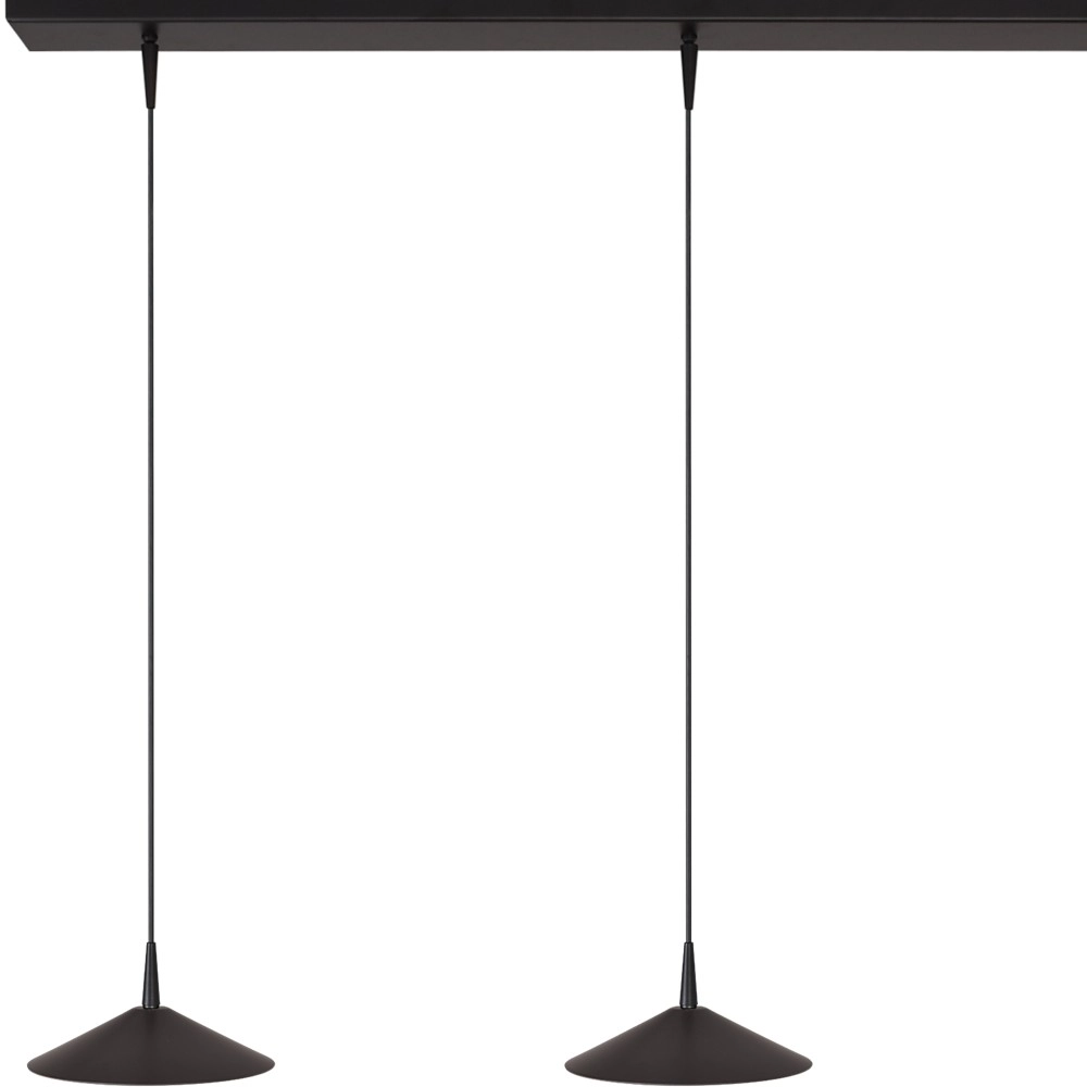 3-light pendant lamp Ceppo black Ø 18cm Masterlight 8718121350875