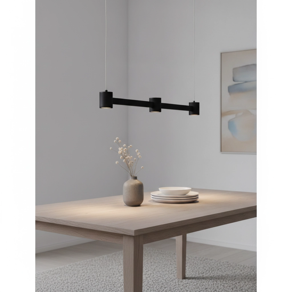 Design pendant lamp Puize 3-light black