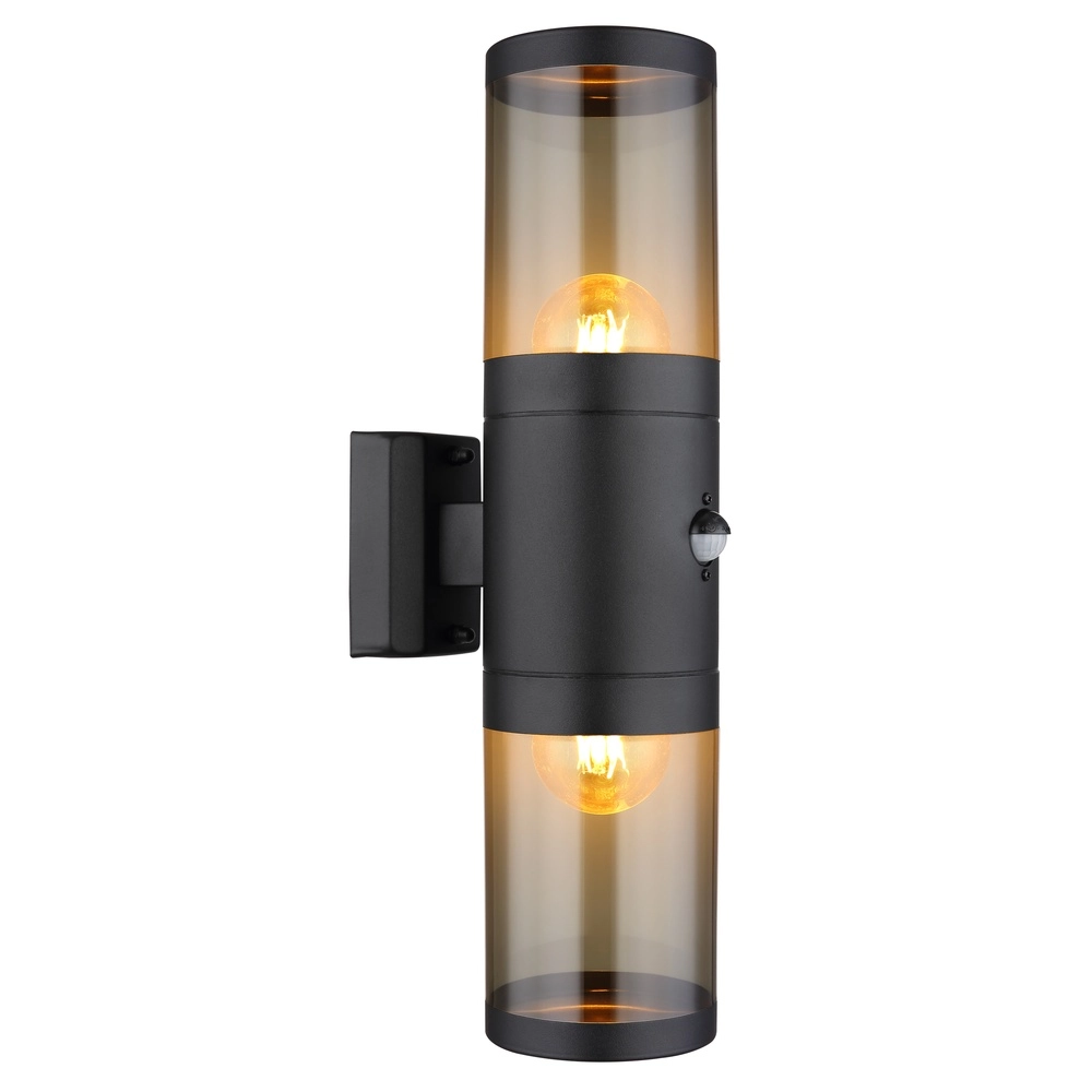 Modern wall lamp Xeloo Black with sensor