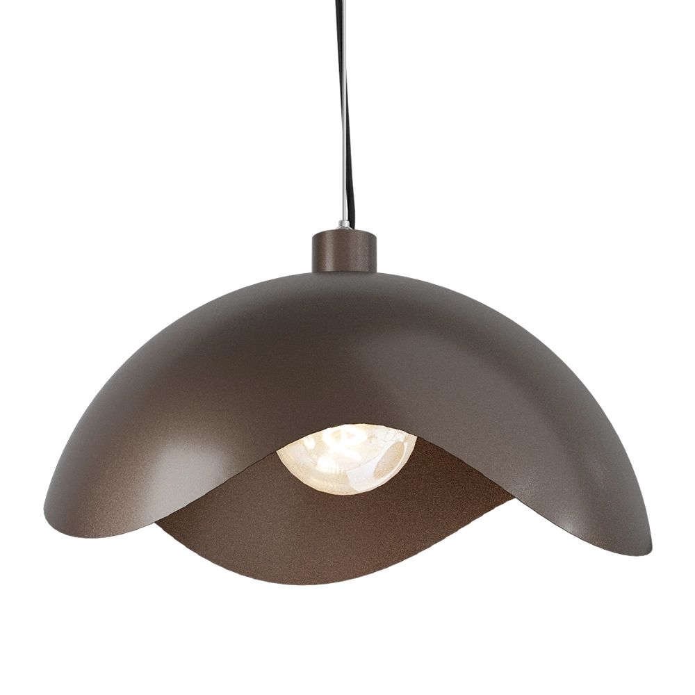 Design pendant lamp Volta Ø50cm - wavy - cocoa Masterlight 8718121395494