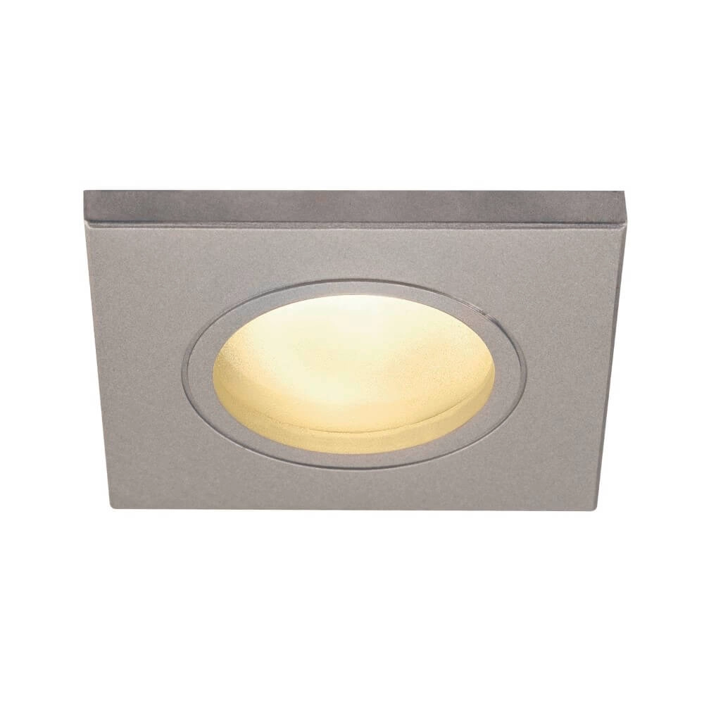 Recessed spotlight Dolix Out GU10 Square for outdoor gray