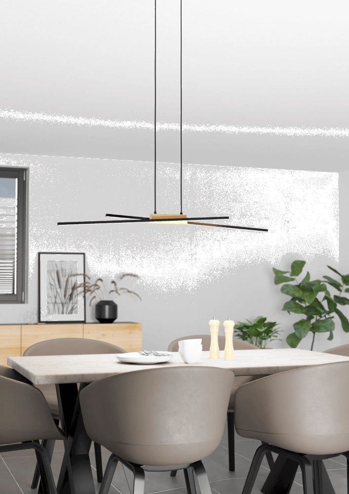 Modern hanging lamp Panagria with led Eglo 9008606244249