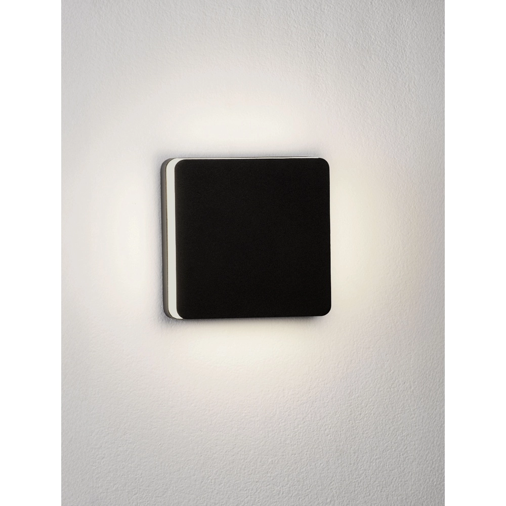 Square wall lamp Oono anthracite