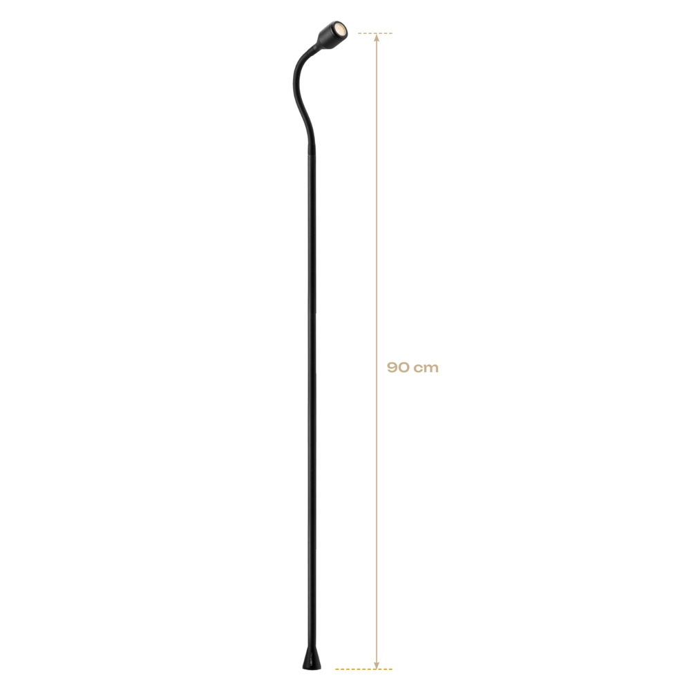 Black garden lamp Xible Hi 90cm Lightpro 8719979285043
