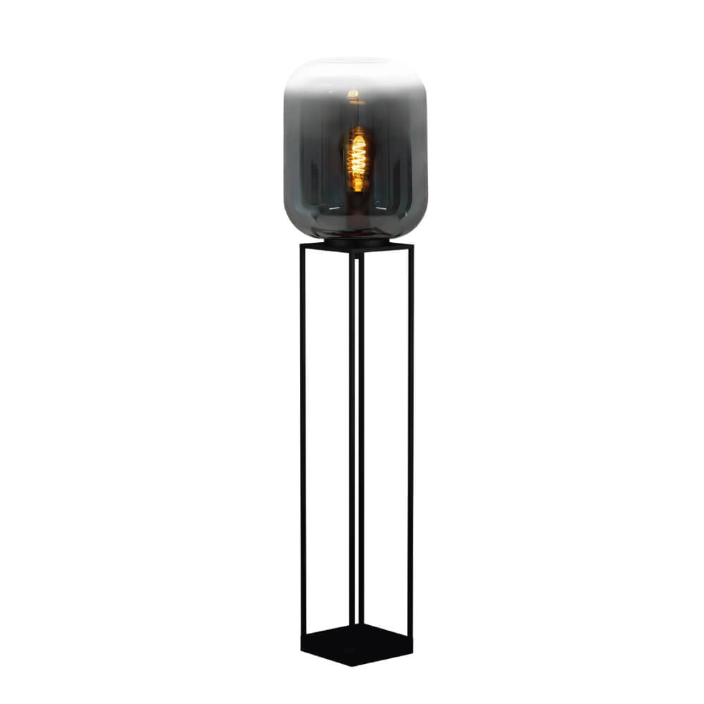 Smoke floor lamp Bulciago 147cm