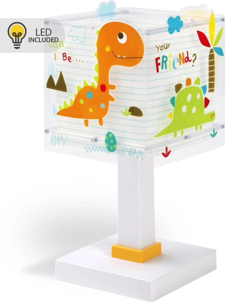 Table lamp Dinos yellow