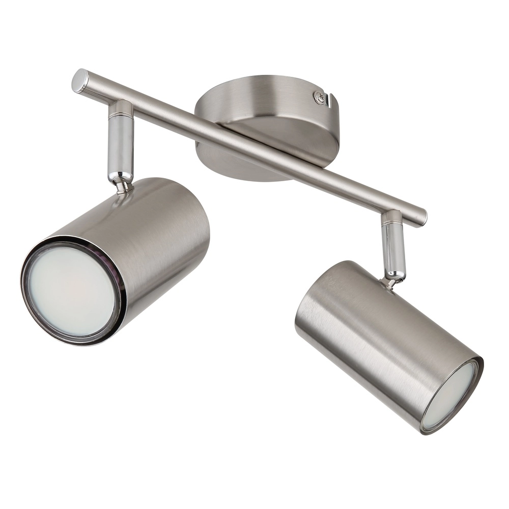 2-light ceiling lamp Allvi nickel Globo 9007371457762