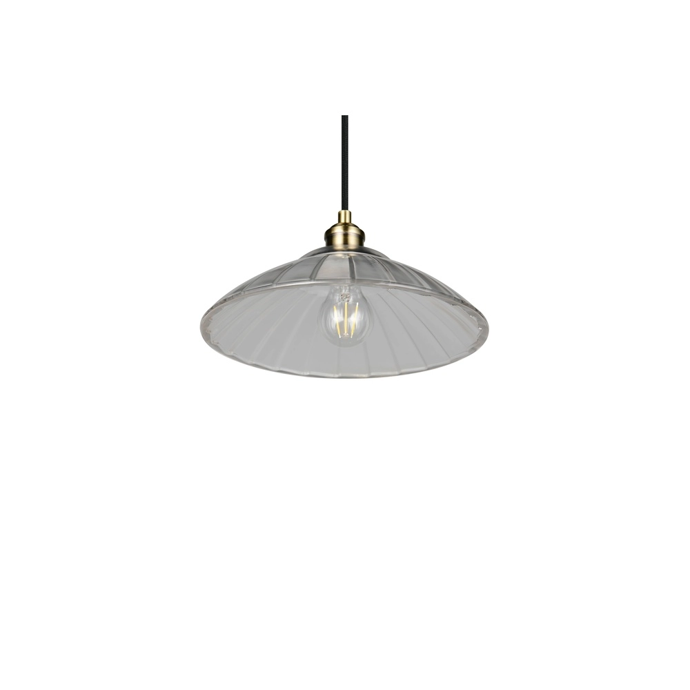 Classic pendant lamp Eluna Old brass Trio 4017807682465