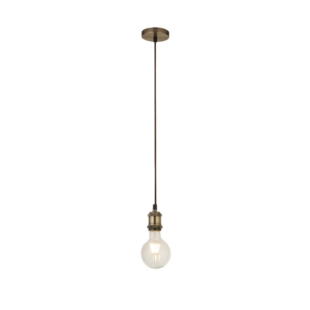 Hanging lamp Suspi copper bronze with black Searchlight 5053423140759