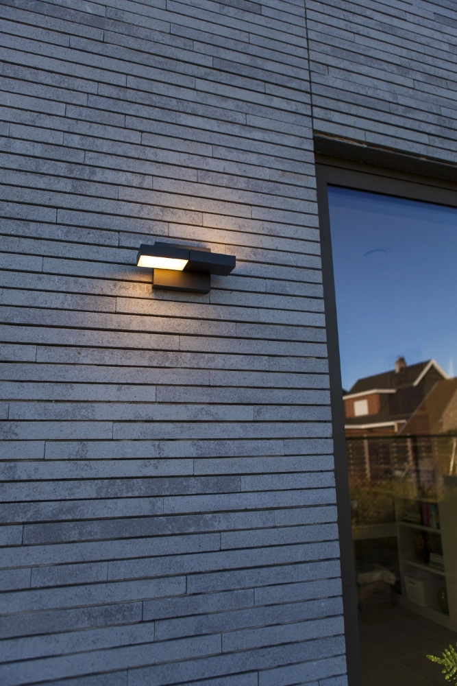 Unique wall lamp Twisto grey Lutec 6939412018157
