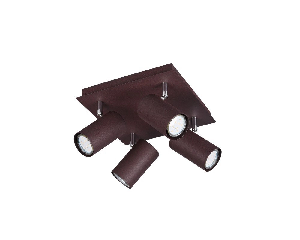 Spotlight Marley 4-light brown Trio 4017807408683