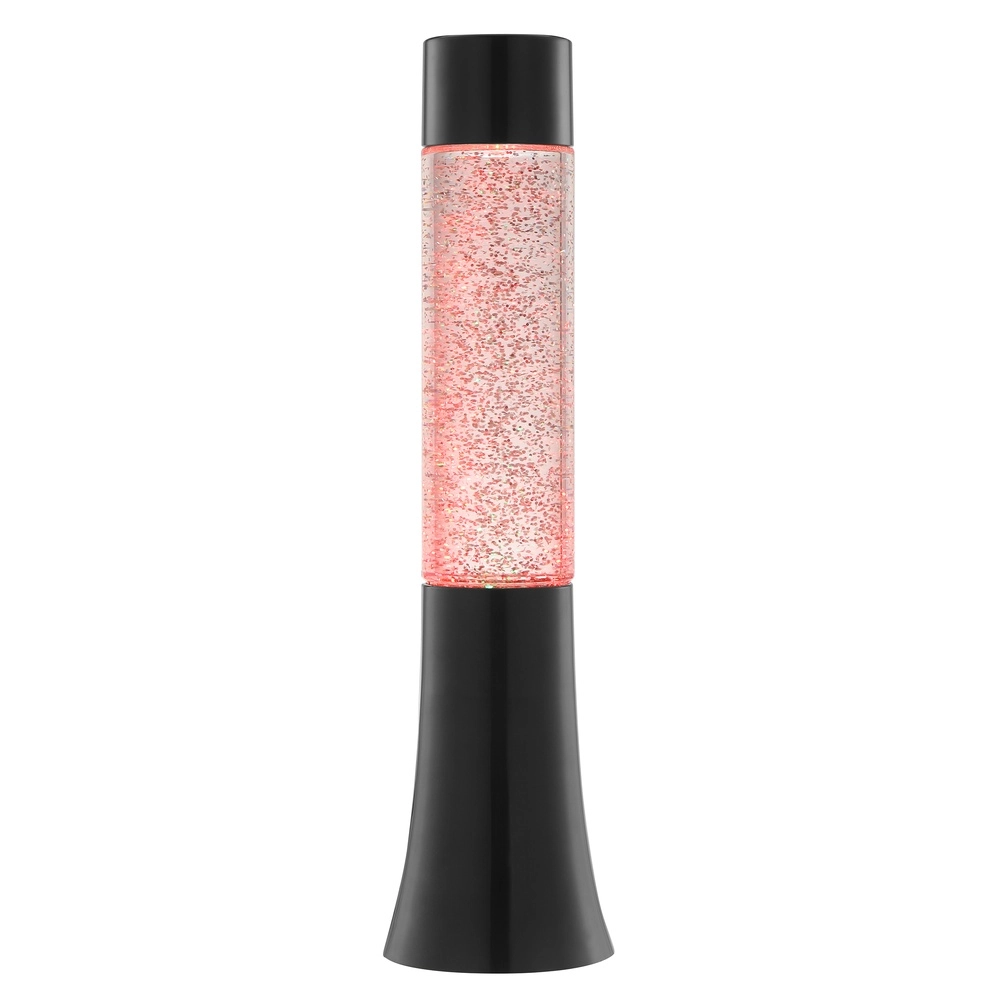 Lava lamp Glitter-Tower Black