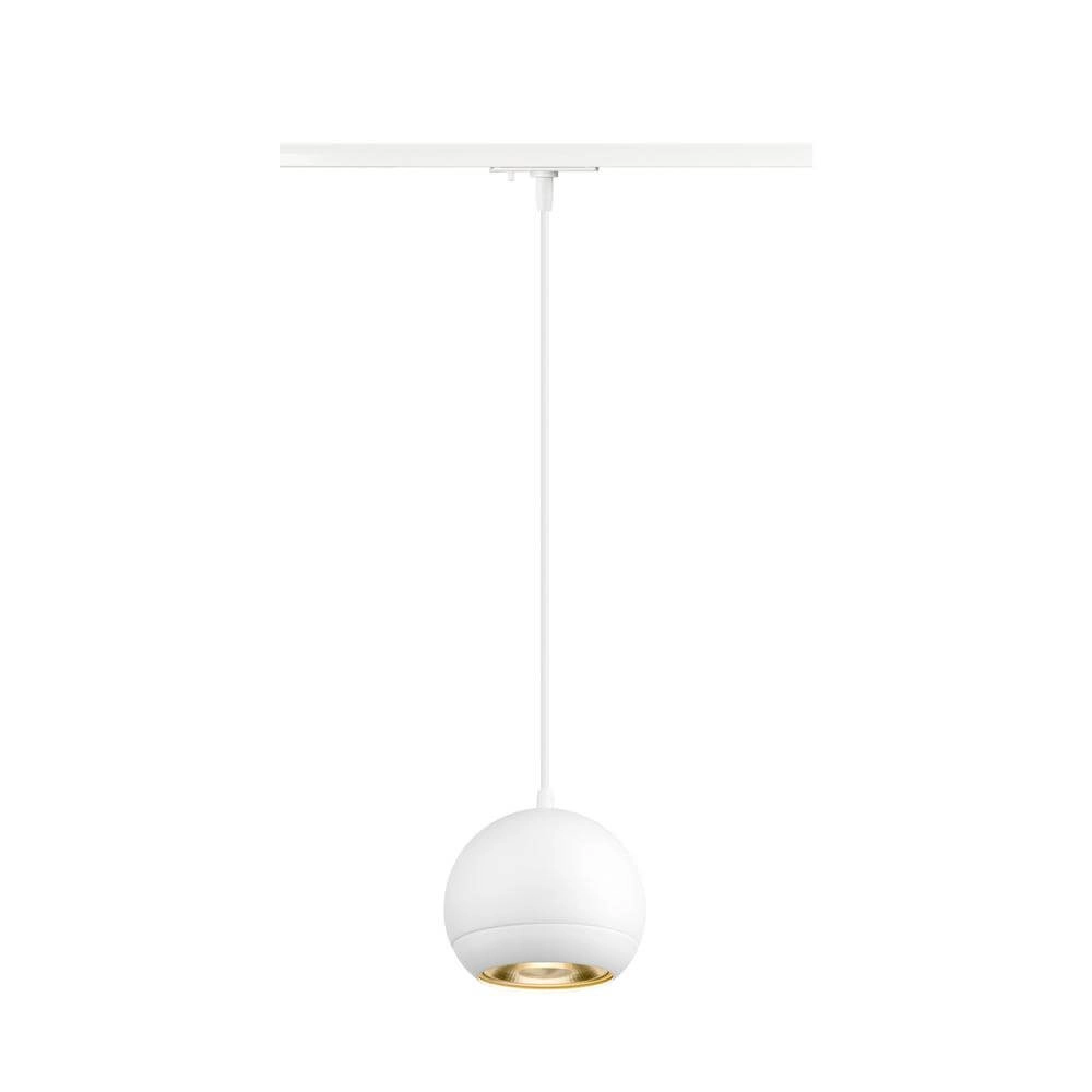 Pendant light for rail Light Eye 150 white 1-phase Ø 15cm