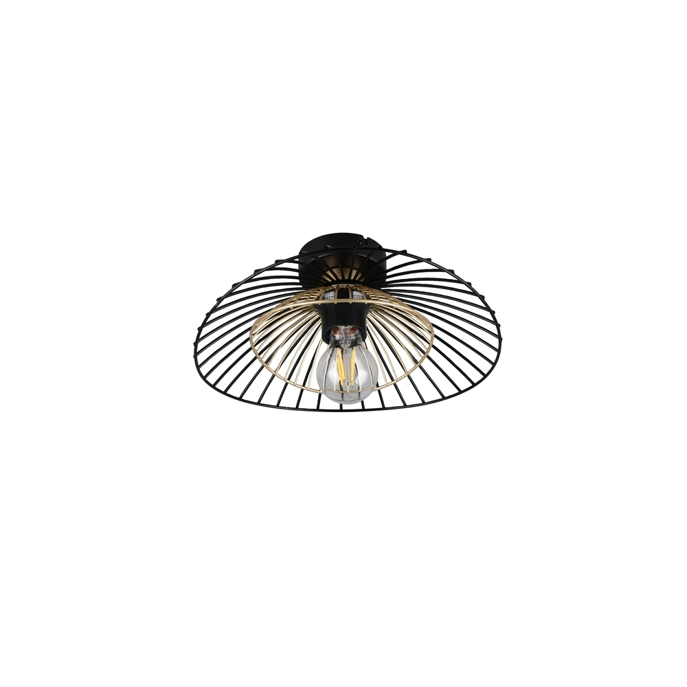 Ceiling lamp Lauris Ø 30cm black Trio 4017807678116