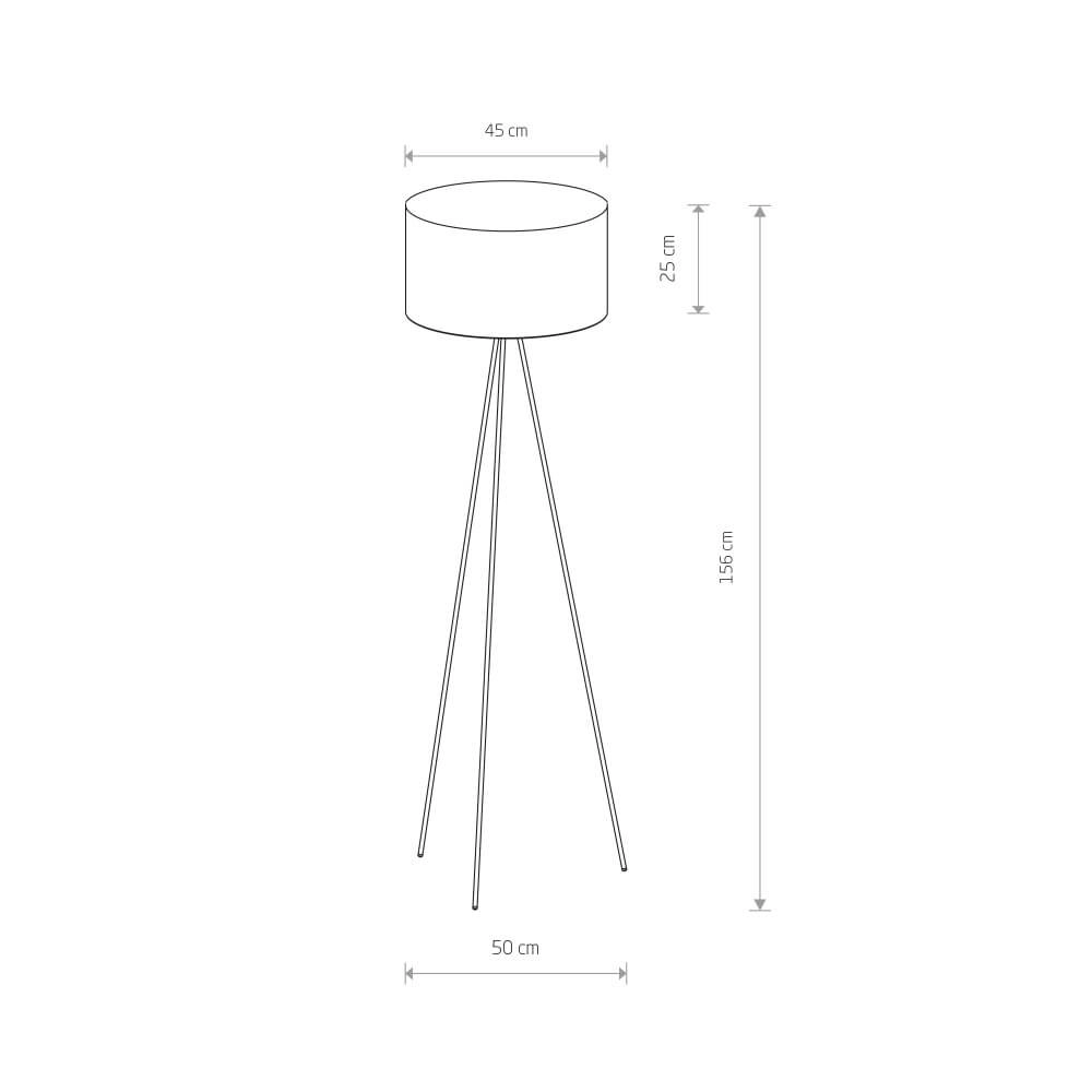 Tripod floor lamp Cadilac Lyora 5903139799195
