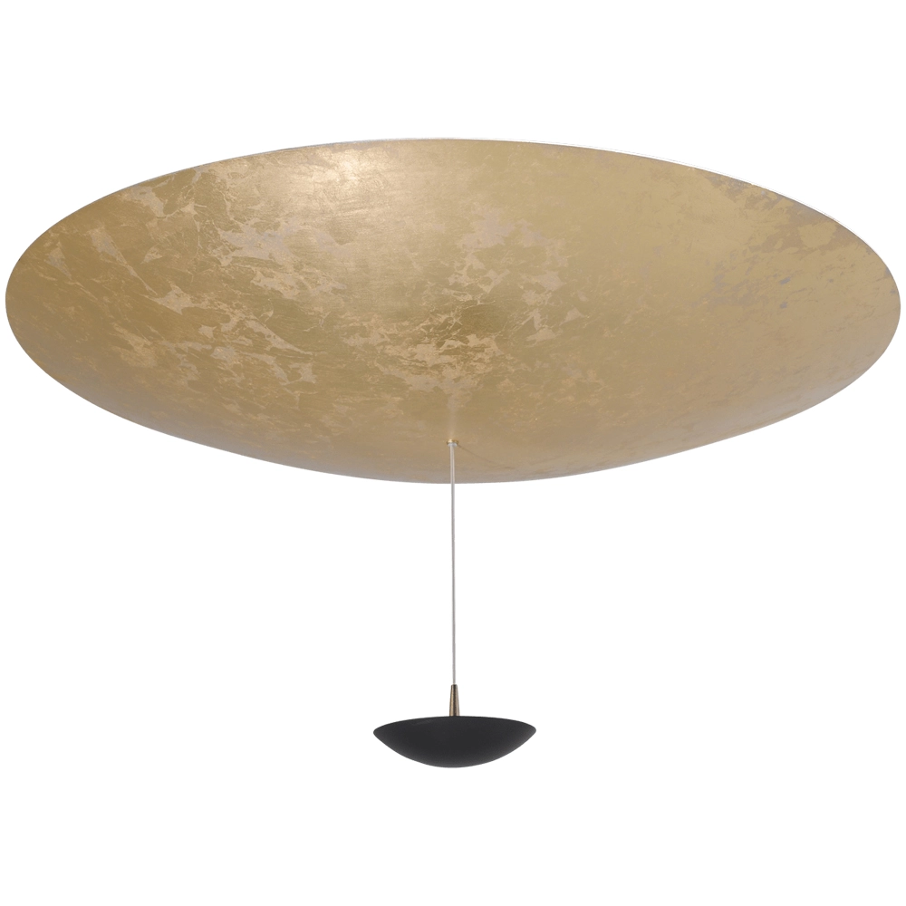 Ceiling lamp Zyan black with gold Ø 90cm